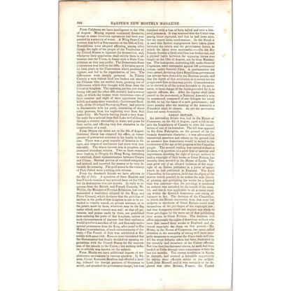 Fugitive Slave Law Repeal Monthly Current Events 2 Pages 1854 Article I19
