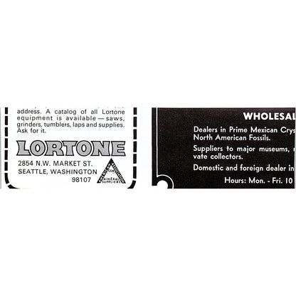 Jade-N-Gems Burmese Jadeite San Diego CA 1972 Ad AF8-M4