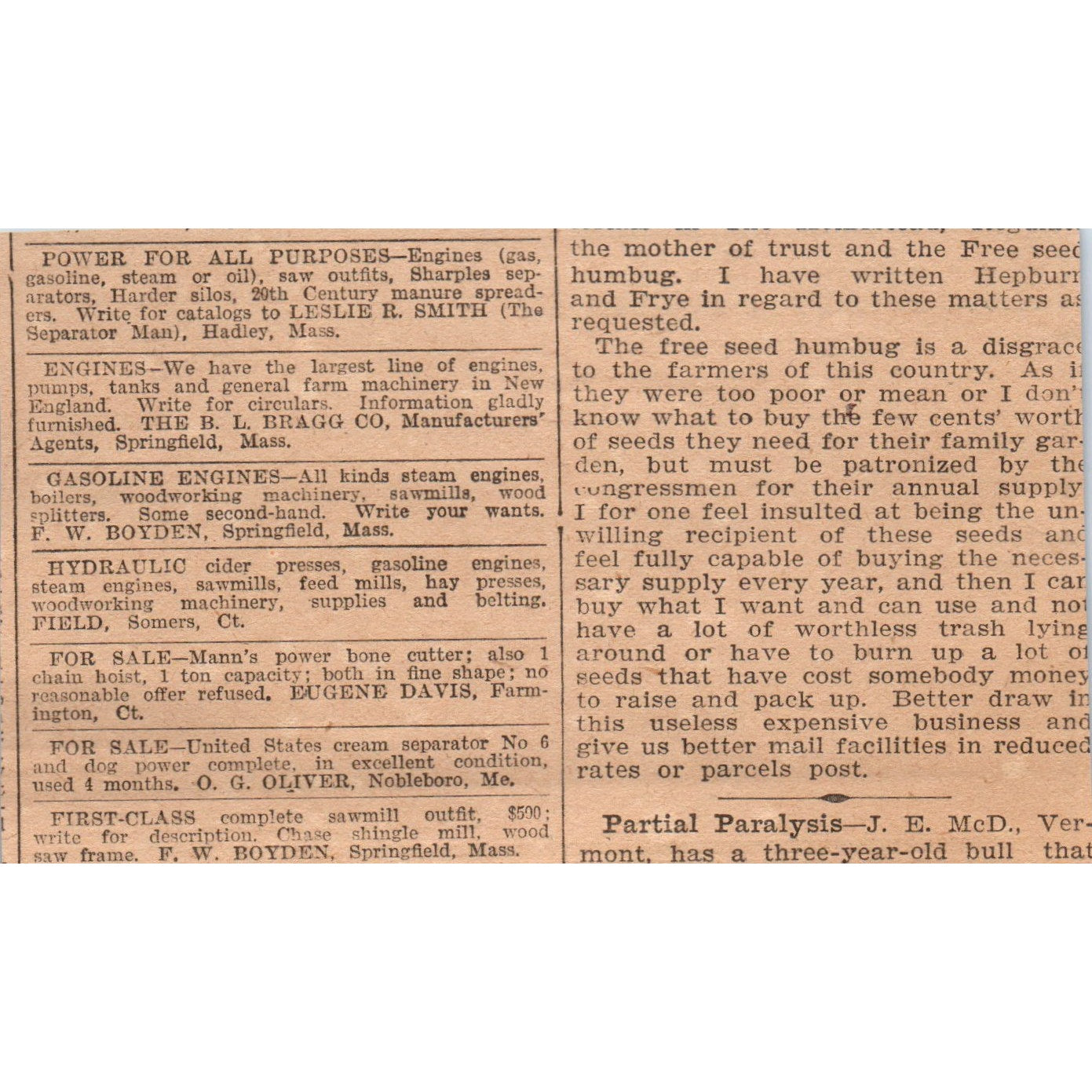 Gasolene Engines Wood Sawing Outfit Chas. J. Jager Co Boston 1905 Ad AF1-NH4