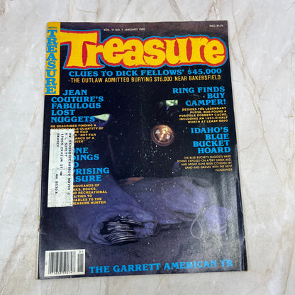 1980 Jan - Treasure Magazine - Treasure Hunting Metal Detecting Gold Coins M10