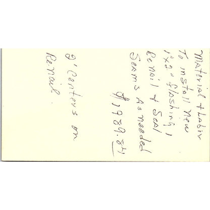 Jack Craig Gold Shield Industries Houston Vintage Business Card SC9-B6