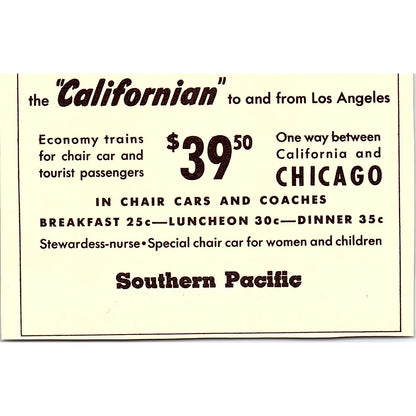 The Fairmont San Francisco Nob Hill Geo. D. Smith CA 1940 Ad AG1-M7
