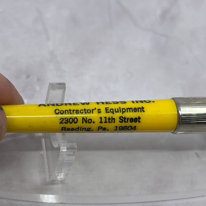 Andrew Hess Inc Safe-T-Cone Reading PA Vintage Advertising Pen TC5-PP2