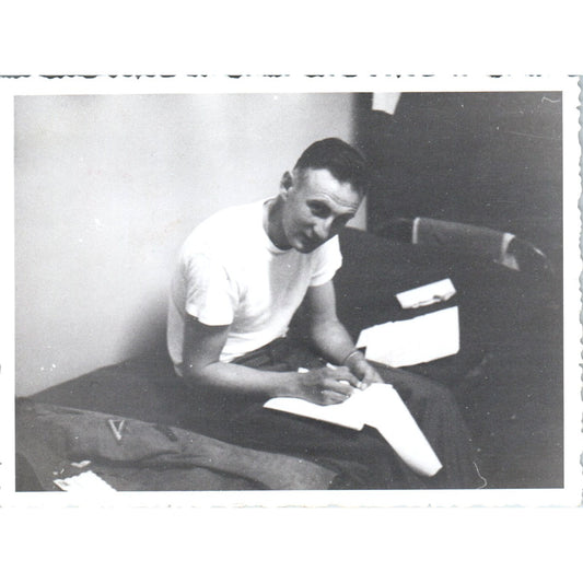 US Army Soldier Joe Juriga in Barracks Postwar Germany c1954 Army Photo AF1-AP6