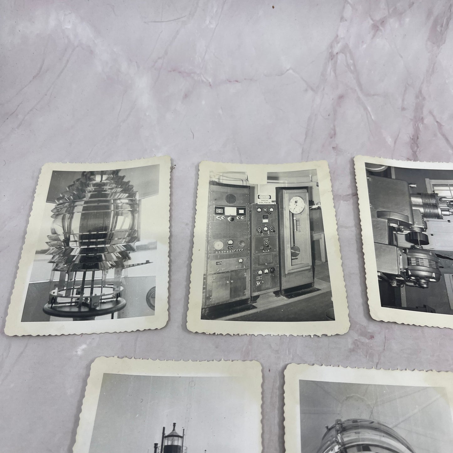 1952 Manitowoc Lighthouse Lot of 7 Original Photos SB7