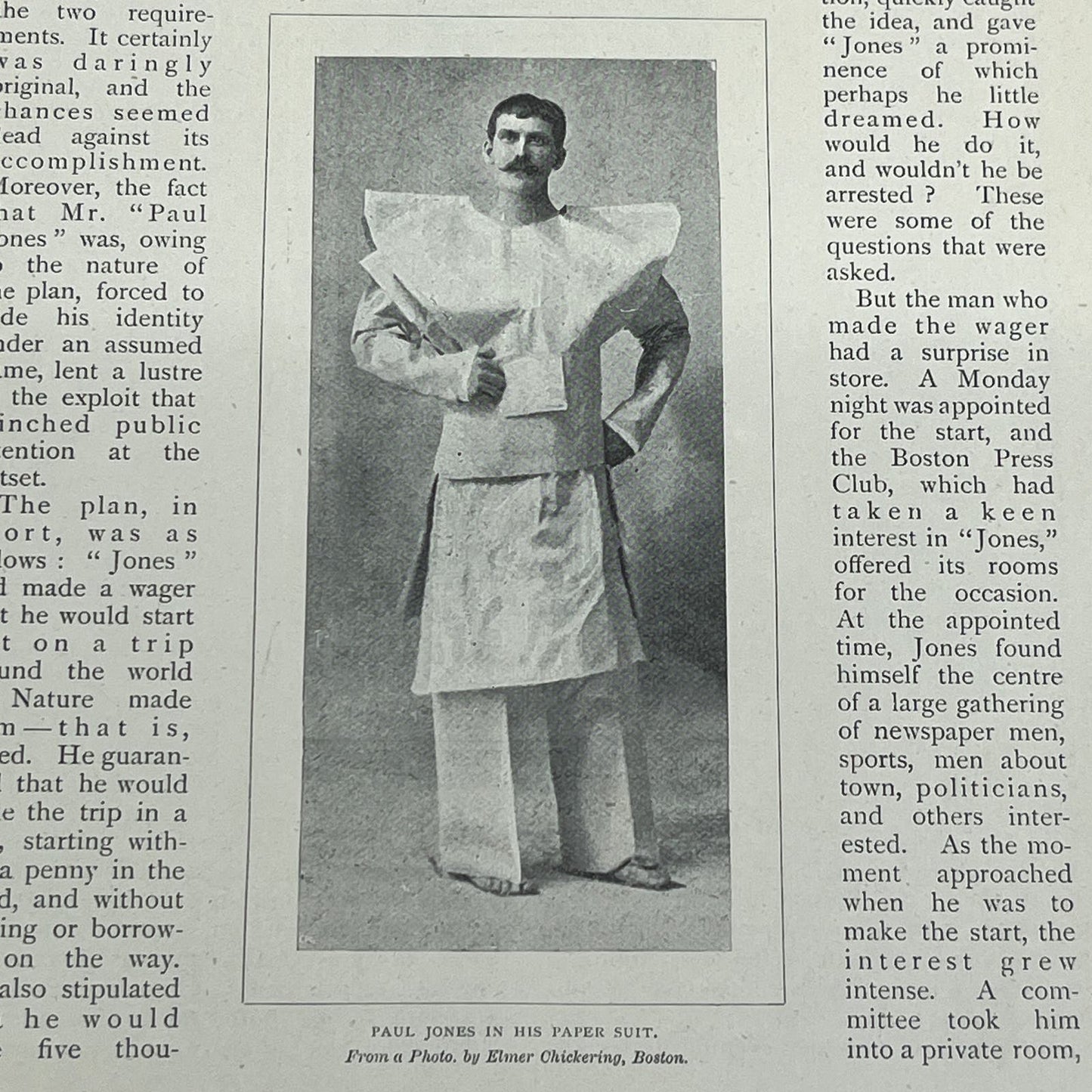 Paul Jones, An Earth-Girdler George Dollar 1897 Victorian Article AE9