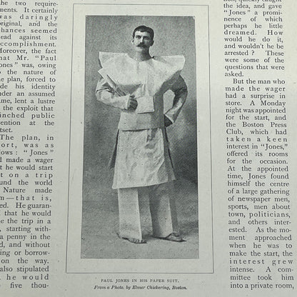 Paul Jones, An Earth-Girdler George Dollar 1897 Victorian Article AE9