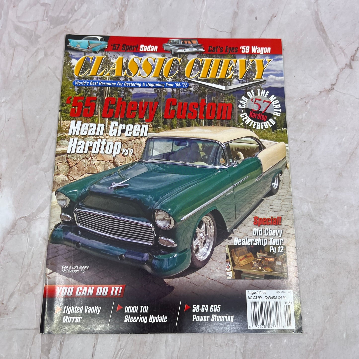 Mean Green Hardtop - '55, '56, '57 Classic Chevy World Magazine - Aug 2006 M29