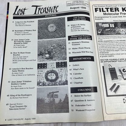 1989 Aug - Lost Treasure Magazine - Treasure Hunting Gold Prospecting M14
