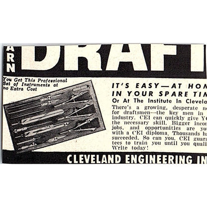 Suffolk Science Service Giant Astronomical Telescope Mattituck NY 1955 Ad AF9-S2