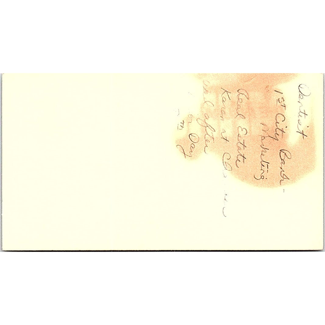 R.D. Ballew Ins Agency Anita J Jones Houston Vintage Business Card SD9-B6