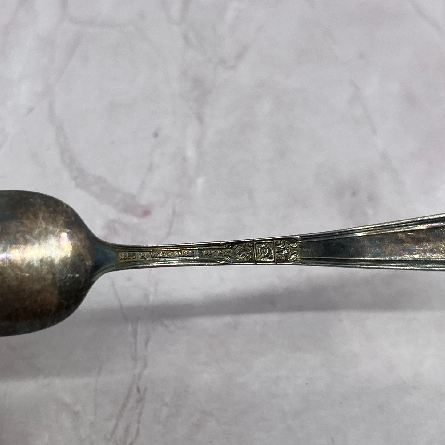 1835 R. Wallace 1925 Baby Spoon 4.5" Vintage Silverplate TC5-OS-4