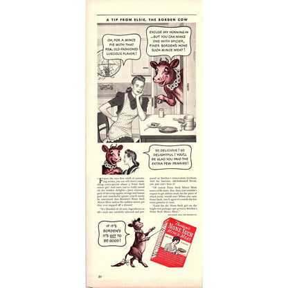 Cream of Wheat - Li'l Abner Al Capp Comic 1940 Ad V14-8