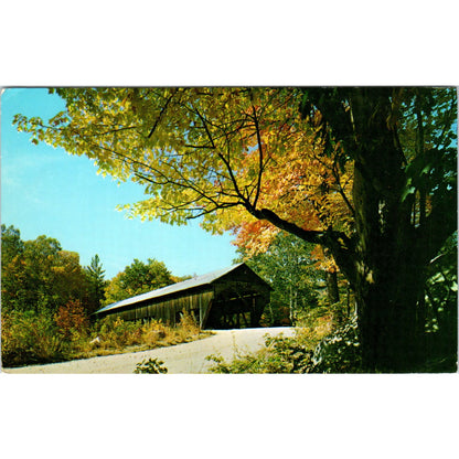 Albany Bridge White Mountains New Hampshire Covered Bridge Postcard PB12