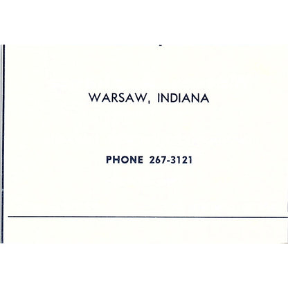 Warsaw Appliance H.P. Frauhiger 500 E. Winona Warsaw Indiana 1964 Ad AG1-M6