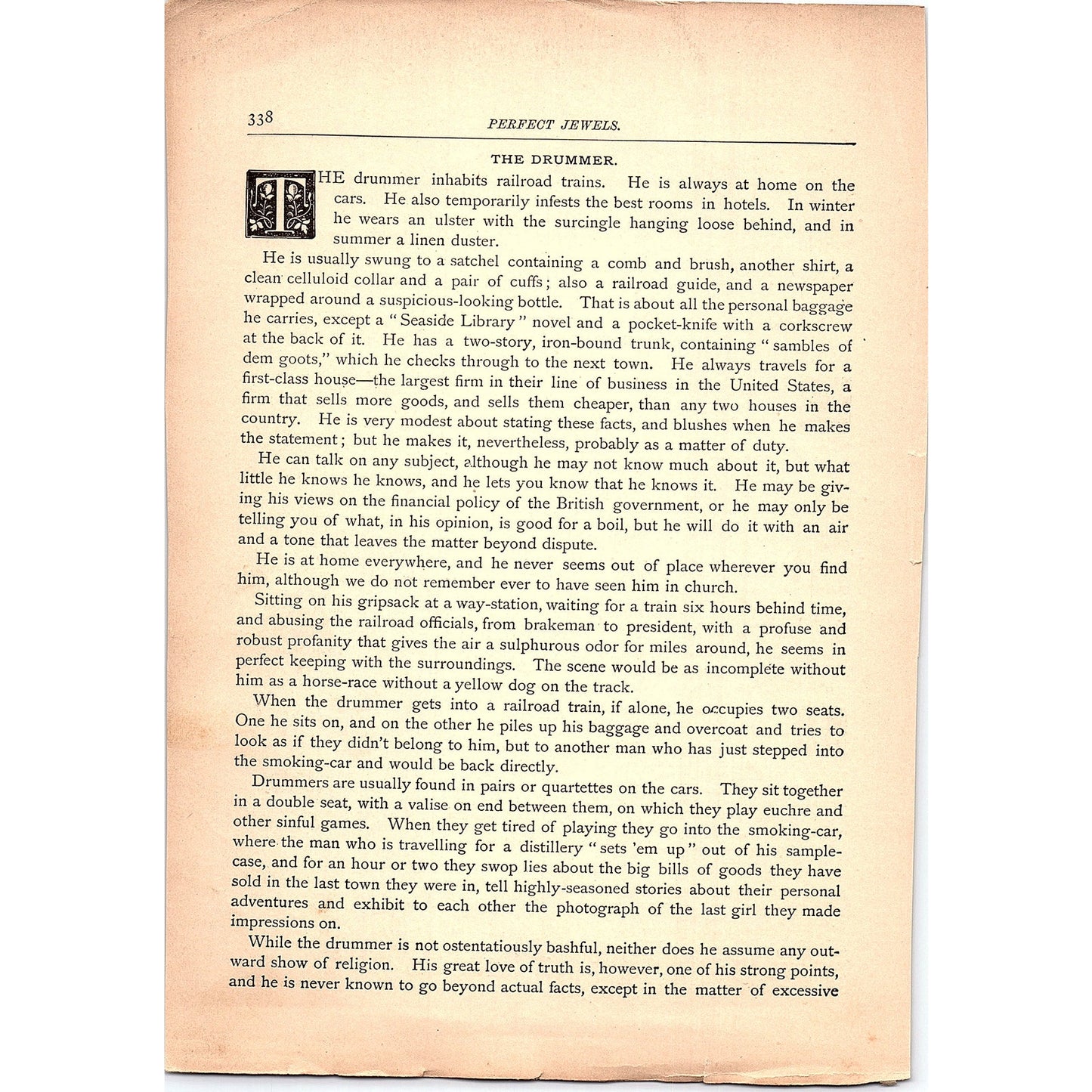 Baby Bye - Theodore Tilton 2 Pages 1884 Poem TA5-CJ-6