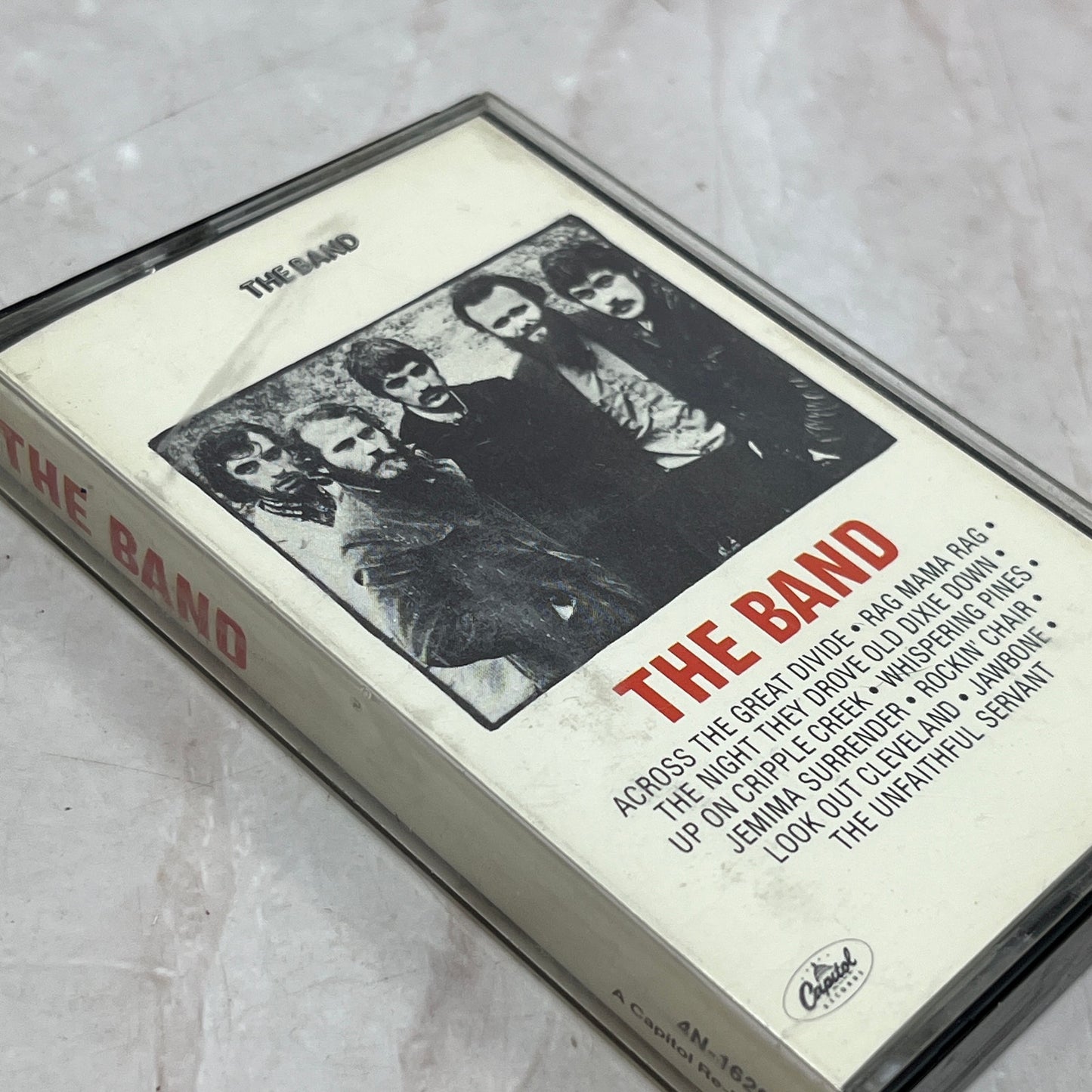The Band - Self Titled Capitol Cassette Tape Ti5-CT2