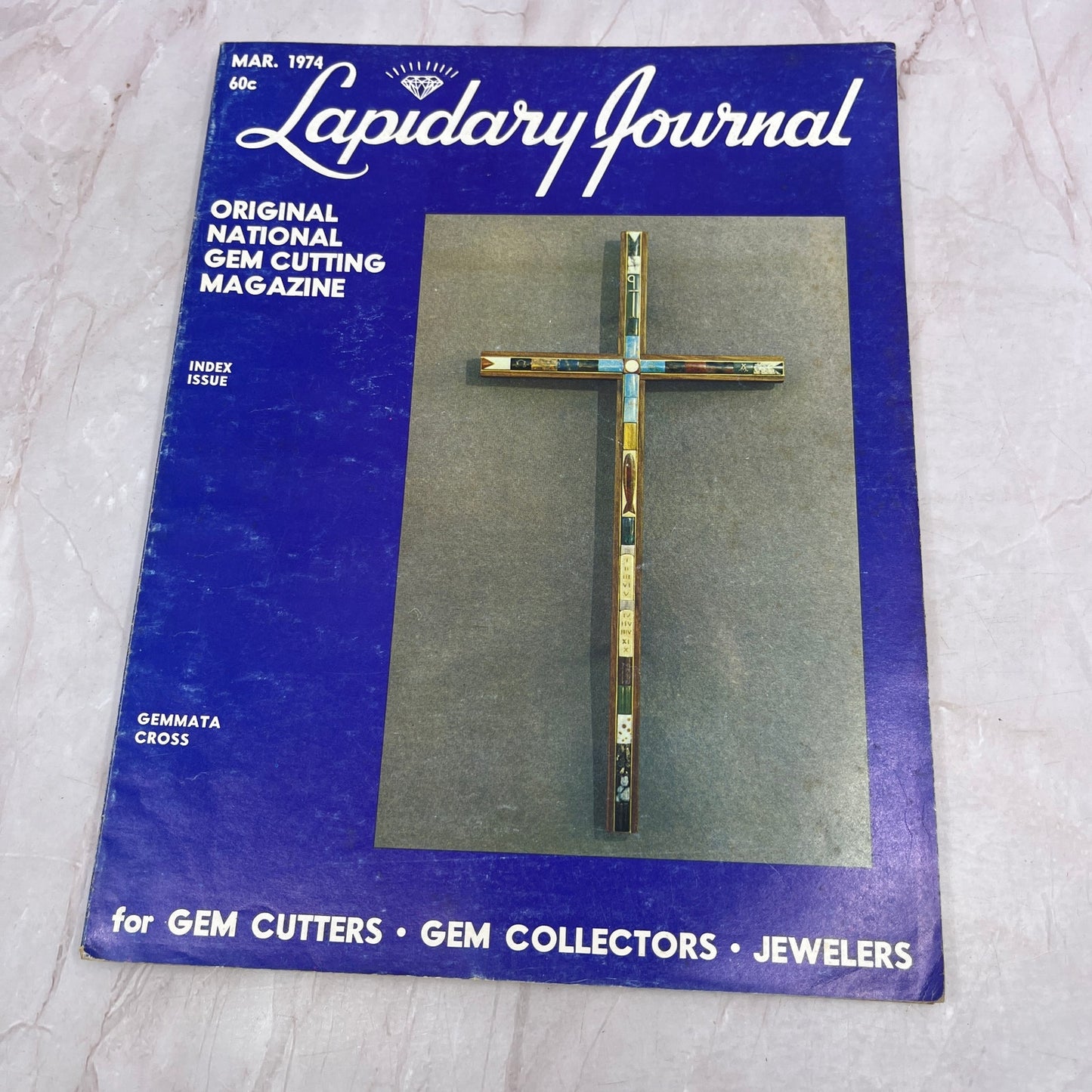 Gemmata Cross - Lapidary Journal Magazine - Mar 1974 M28