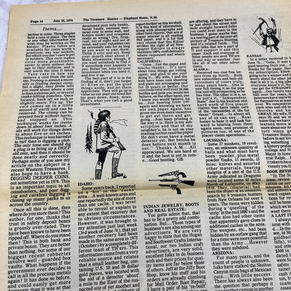 1976 July - In the Steps of the Treasure Hunter Newspaper Elephant Butte NM M11