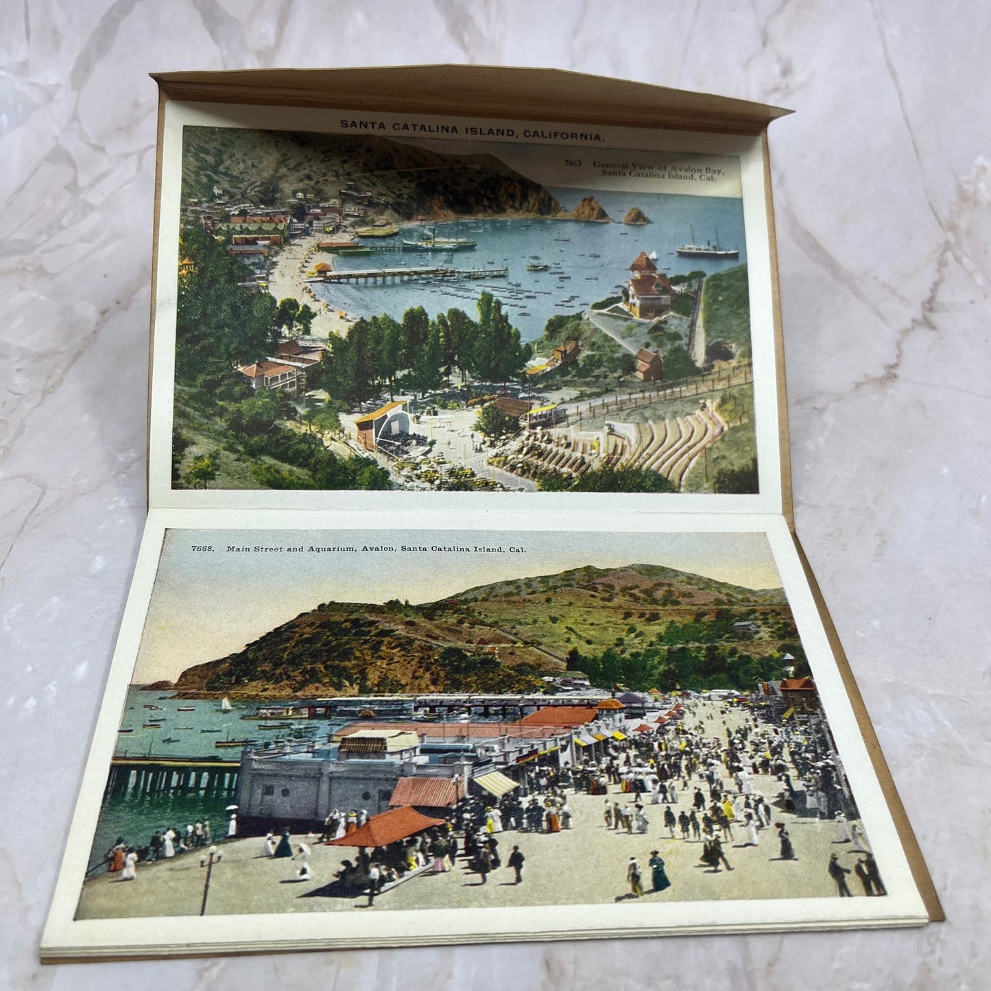 c1910 Santa Catalina Island CA Souvenir Folder Book Views TI8-S2