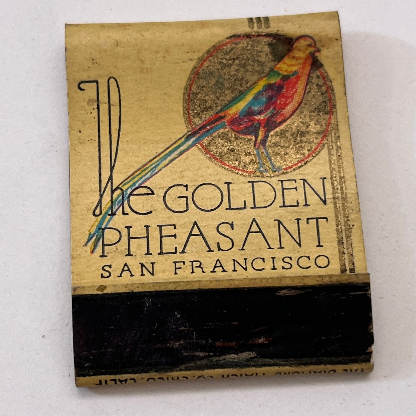 The Golden Pheasant San Francisco Vintage Matchbook Cover TB8-MB3-3
