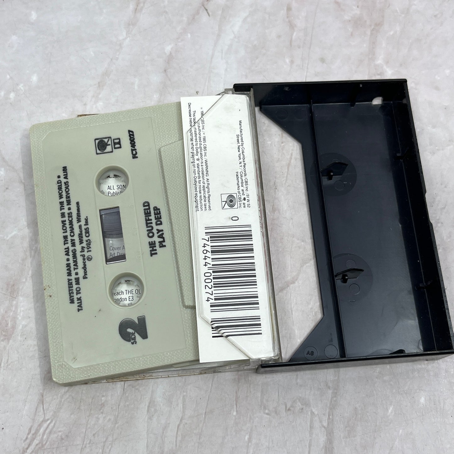 The Outfield - Play Deep - Cassette Tape TH9-C1