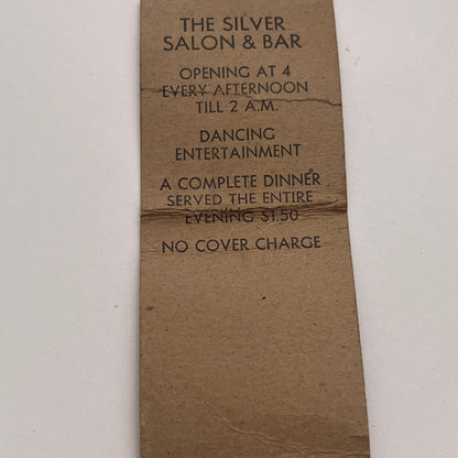 Brown Derby Restaurant Boston MA Vintage Matchbook Cover TB8-MB-4