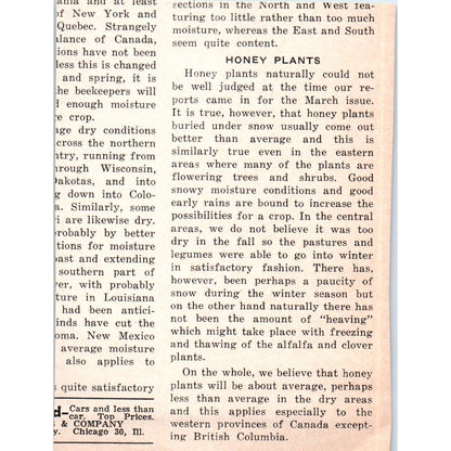 Package Bees Jackson Apiaries Funston Georgia 1961 Magazine Ad AB6-LB