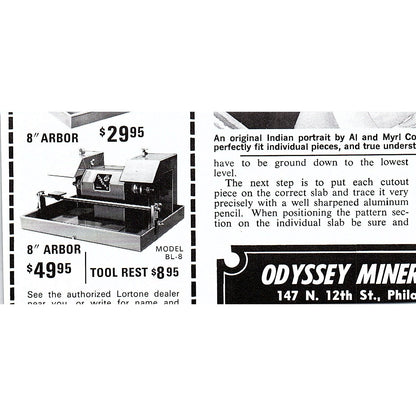 Lindell Industries Faceter Fresno California 1972 Ad AF8-M4