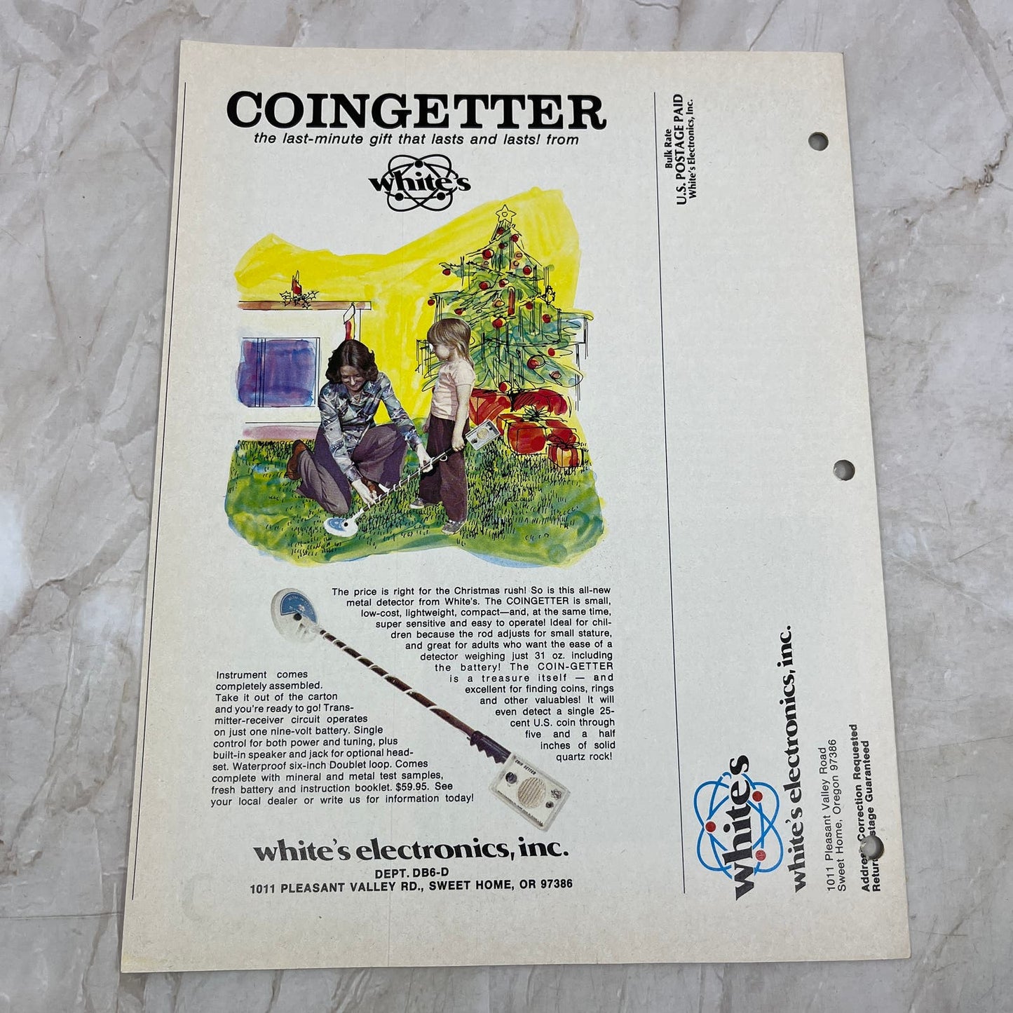 1976 Dec White's Electronics Discover Newsletter Metal Detectors Treasure M19