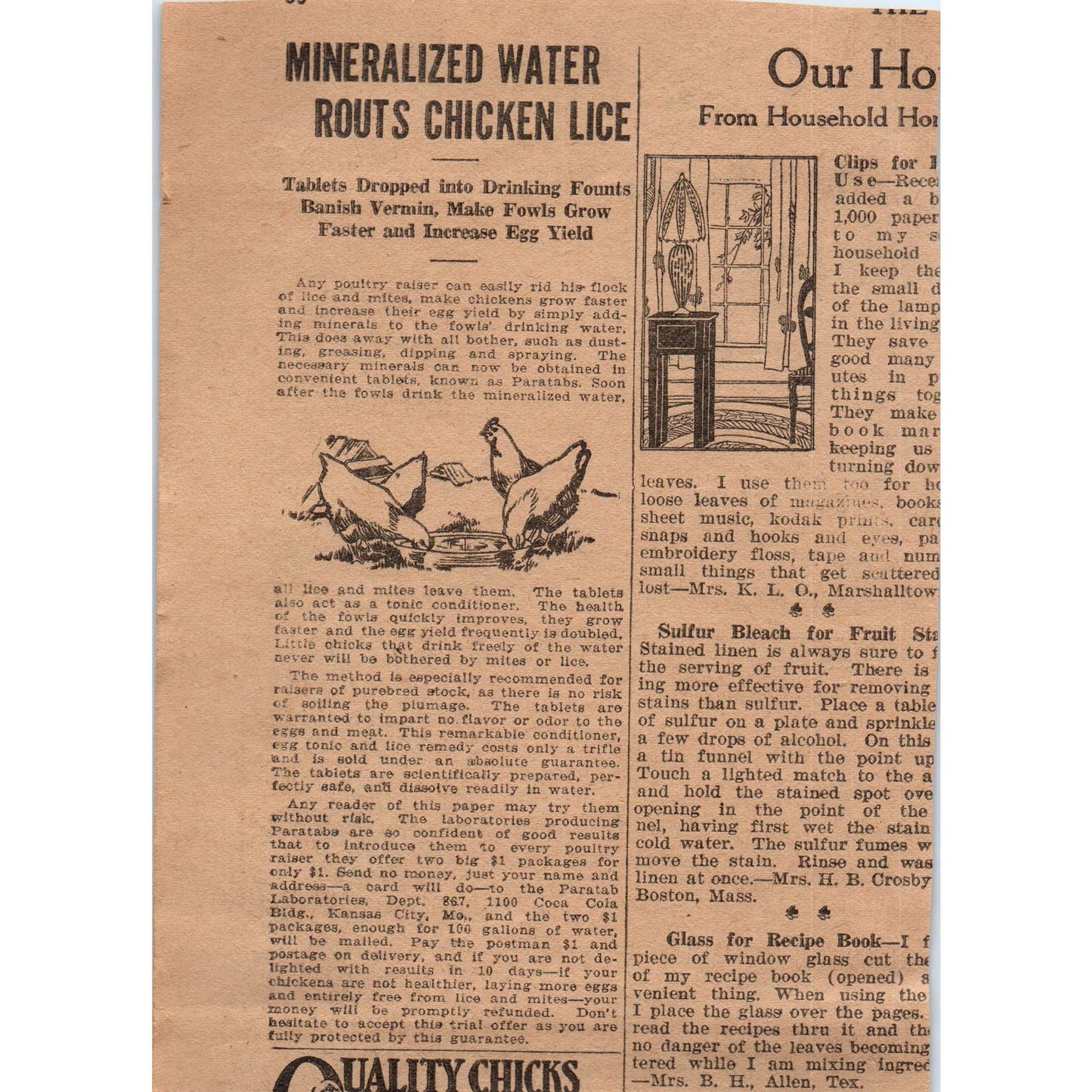 Calumet Baking Powder 1923 Magazine Ad Clip AE1-1