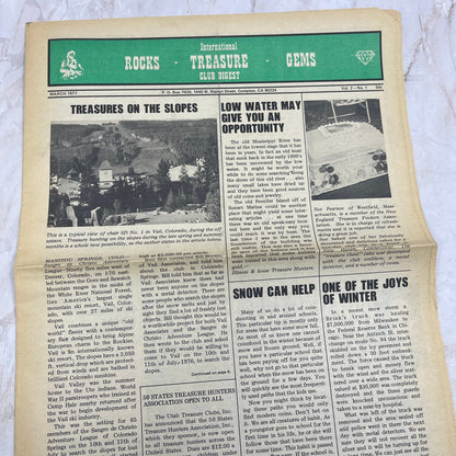 1977 Mar - International Treasure Club Digest - Treasure Hunting Gems Rocks M18