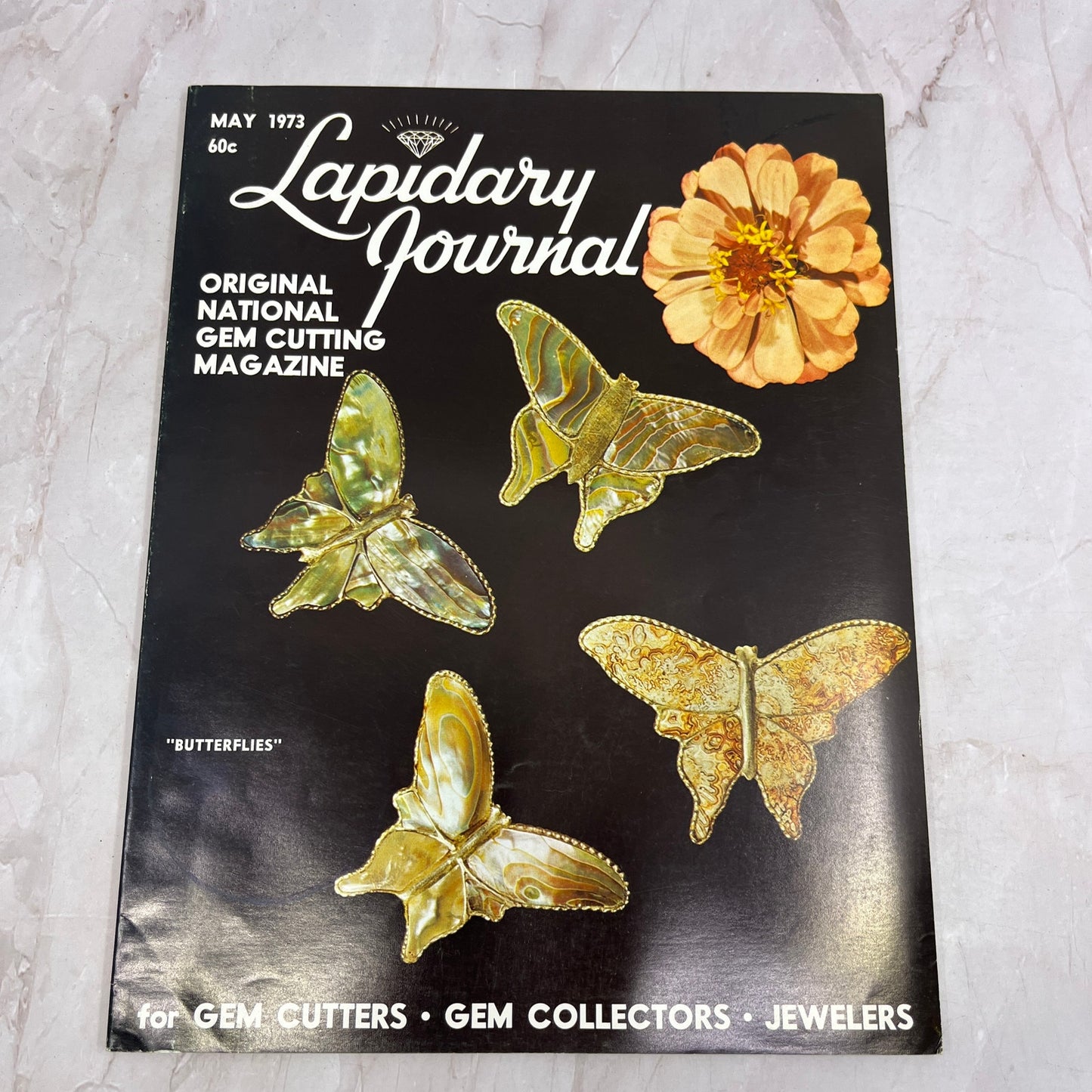 Butterflies - Lapidary Journal Magazine - May 1973 M25
