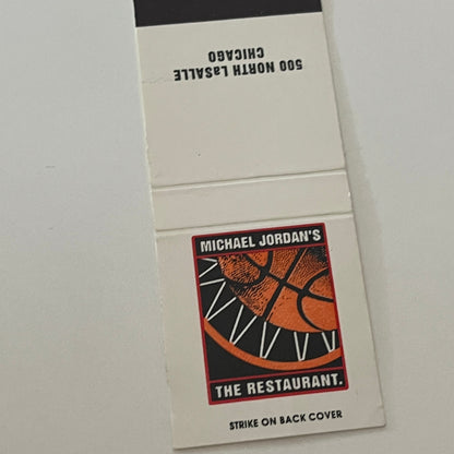 Michael Jordan's The Restaurant Chicago IL Matchbook Cover TB6-MB2-4