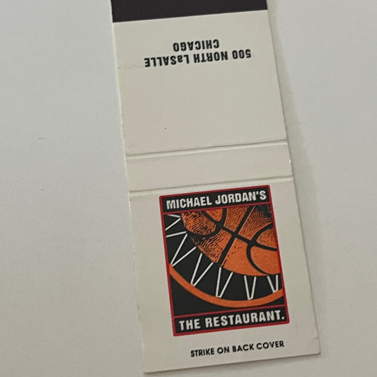 Michael Jordan's The Restaurant Chicago IL Matchbook Cover TB6-MB2-4