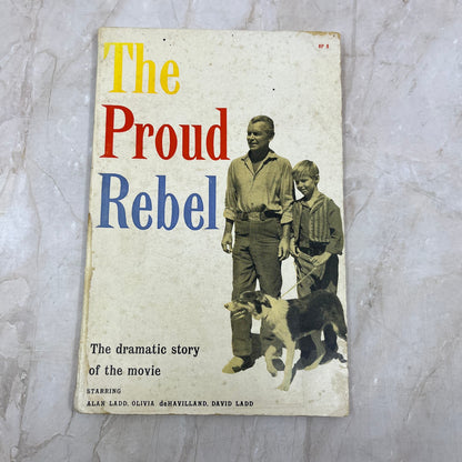 Vintage The Proud Rebel Story of the Movie Book Alan Ladd TI9-P2