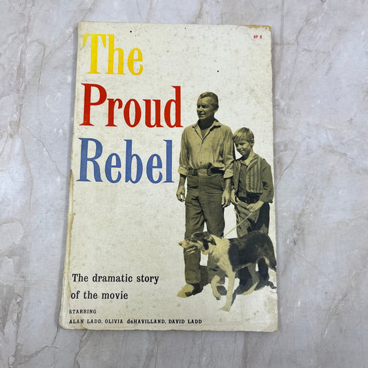Vintage The Proud Rebel Story of the Movie Book Alan Ladd TI9-P2