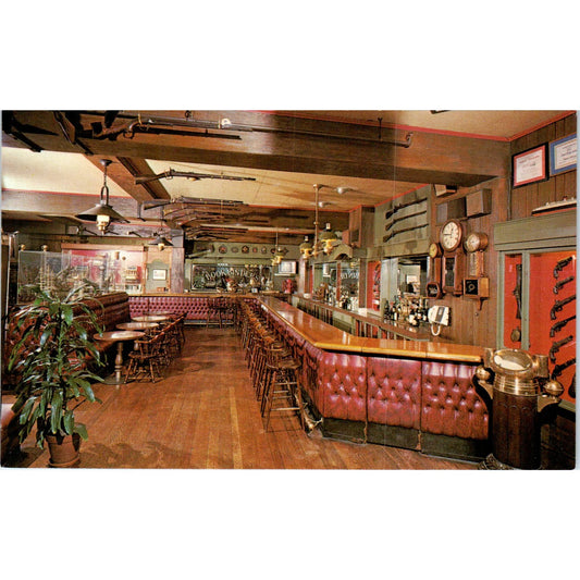 Old Original Bookbinder's Restaurant Interior Philadelphia Vintage Postcard PD5