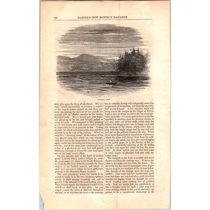 The Catskills by T. Addison Richards - 7 Pages 1854 Article I19