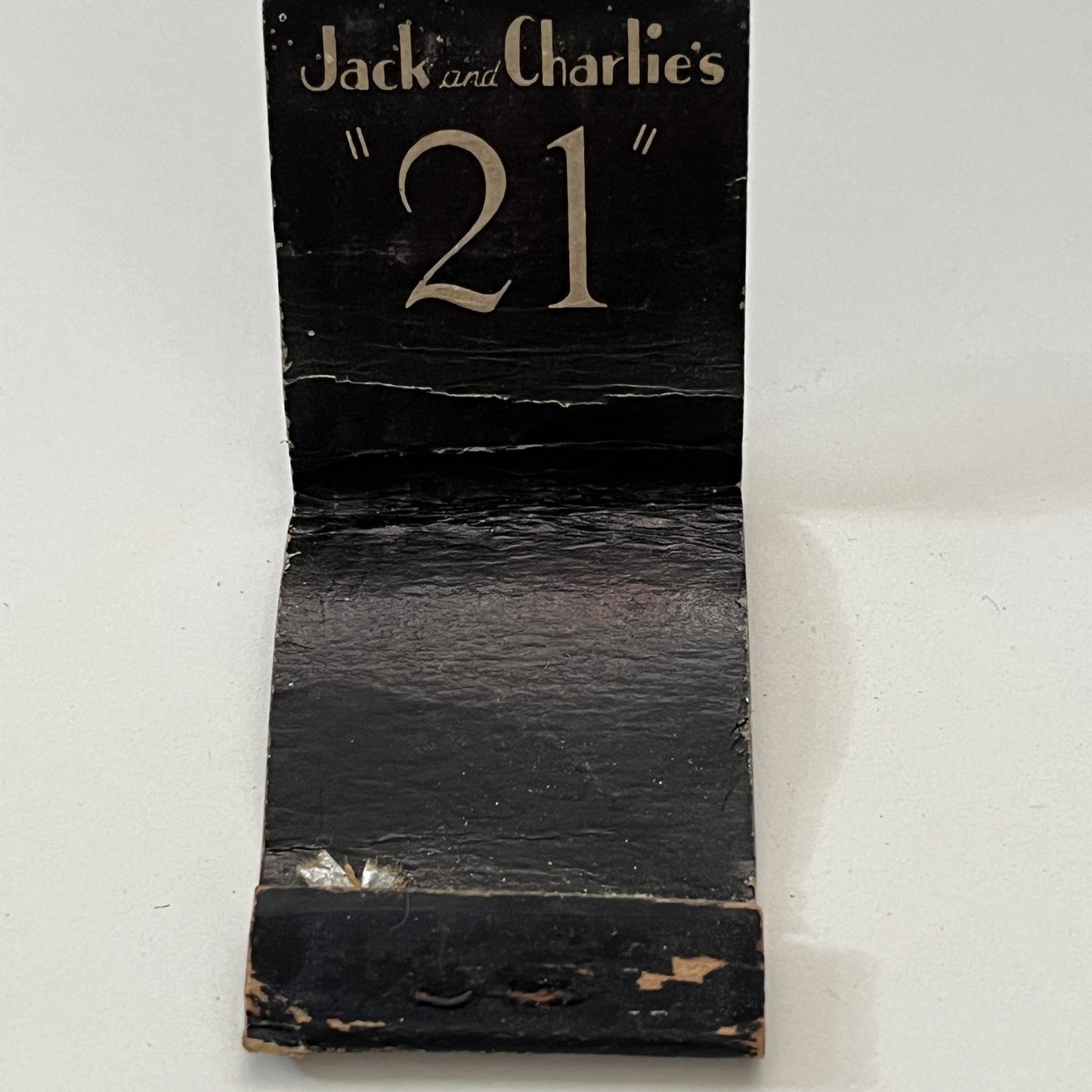 Jack and Charlie's 21 Club 21 West 2nd St NY Vintage Matchbook Cover TB8-MB2-10