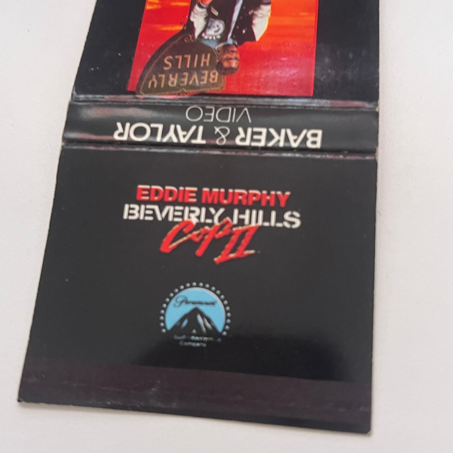 Beverly Hills Cop 3 Eddie Murphy Baker and Taylor Video Matchbook TB8-MB-13