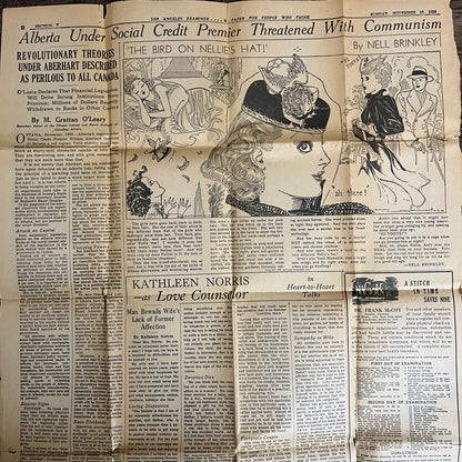 Portrait of Franklin Delano Roosevelt Los Angeles Examiner 1936 V1-9