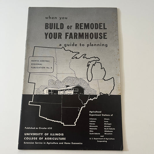 Planning Guide to Build or Remodel Your Farmhouse  1948 Farmers Bulletin TK2-XB3