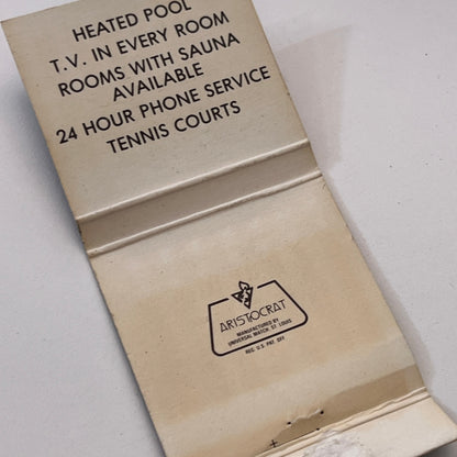 Paradise Restaurant Bennington Vermont Vintage Matchbook Cover TB6-MB1-9