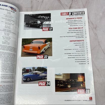 Big Daddy '56 Bel Air - Classic Chevy World Magazine - Apr 2005 M29