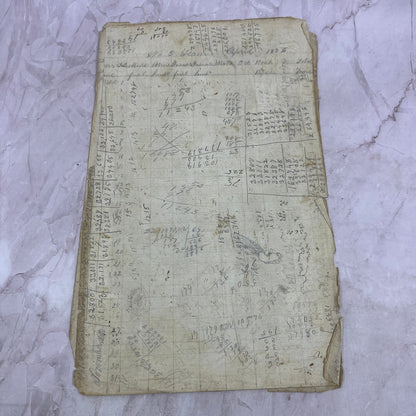 1870-90s Lot of Furnace Account Logs TA9