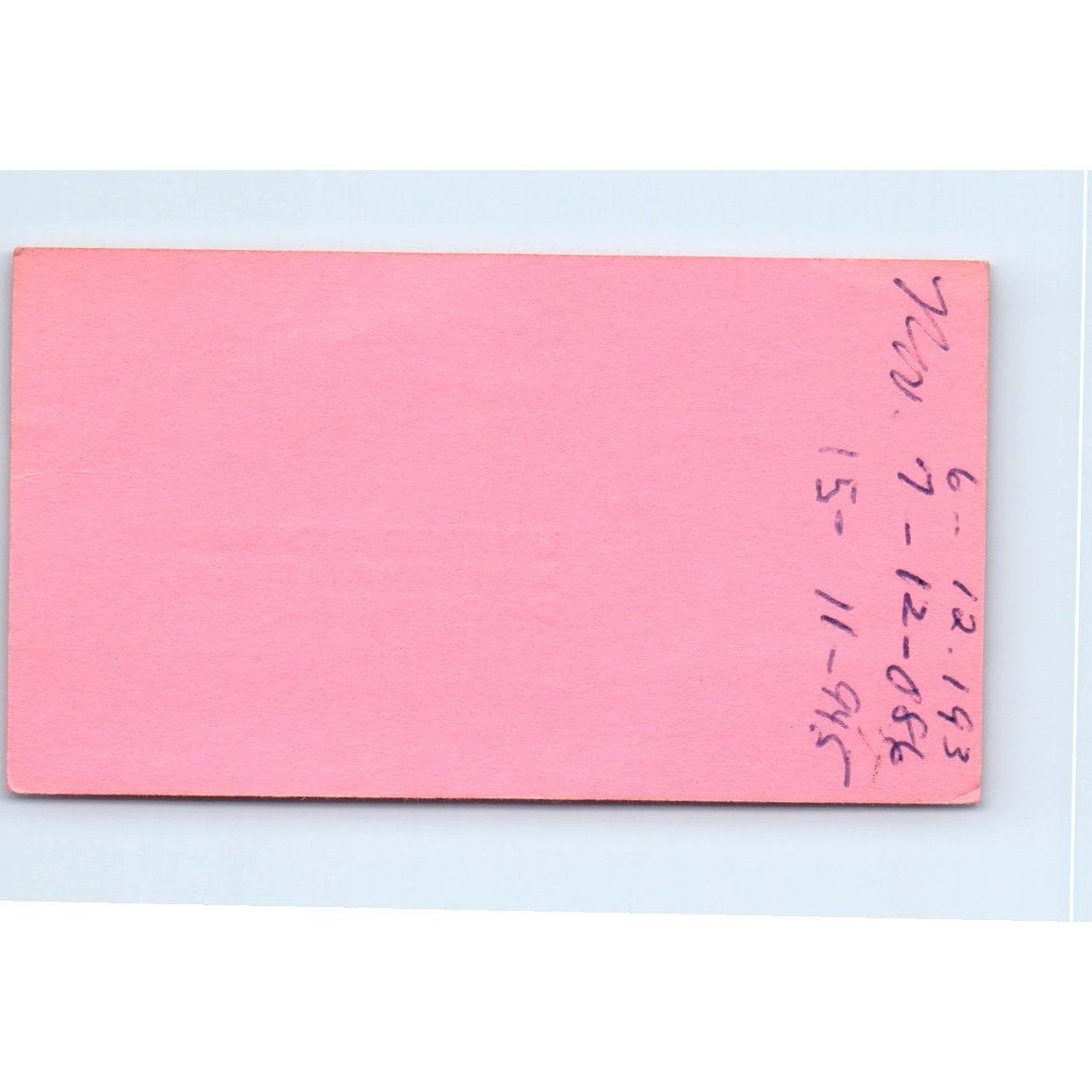 Gail Dawn Watson US National Bank of Oregon Coos Bay Vtg Business Card SE3-B8