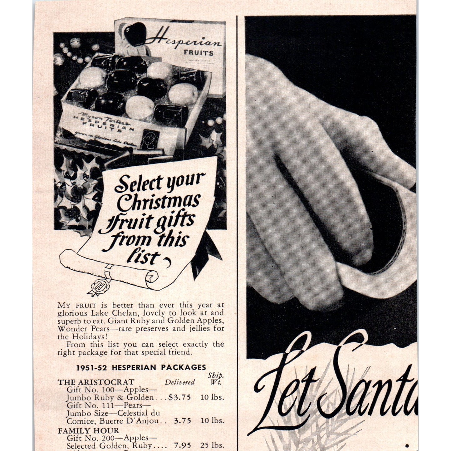 Domore Chair Company Christmas Office Chairs Elkhart IN 1951 Magazine Ad AF1-MF1