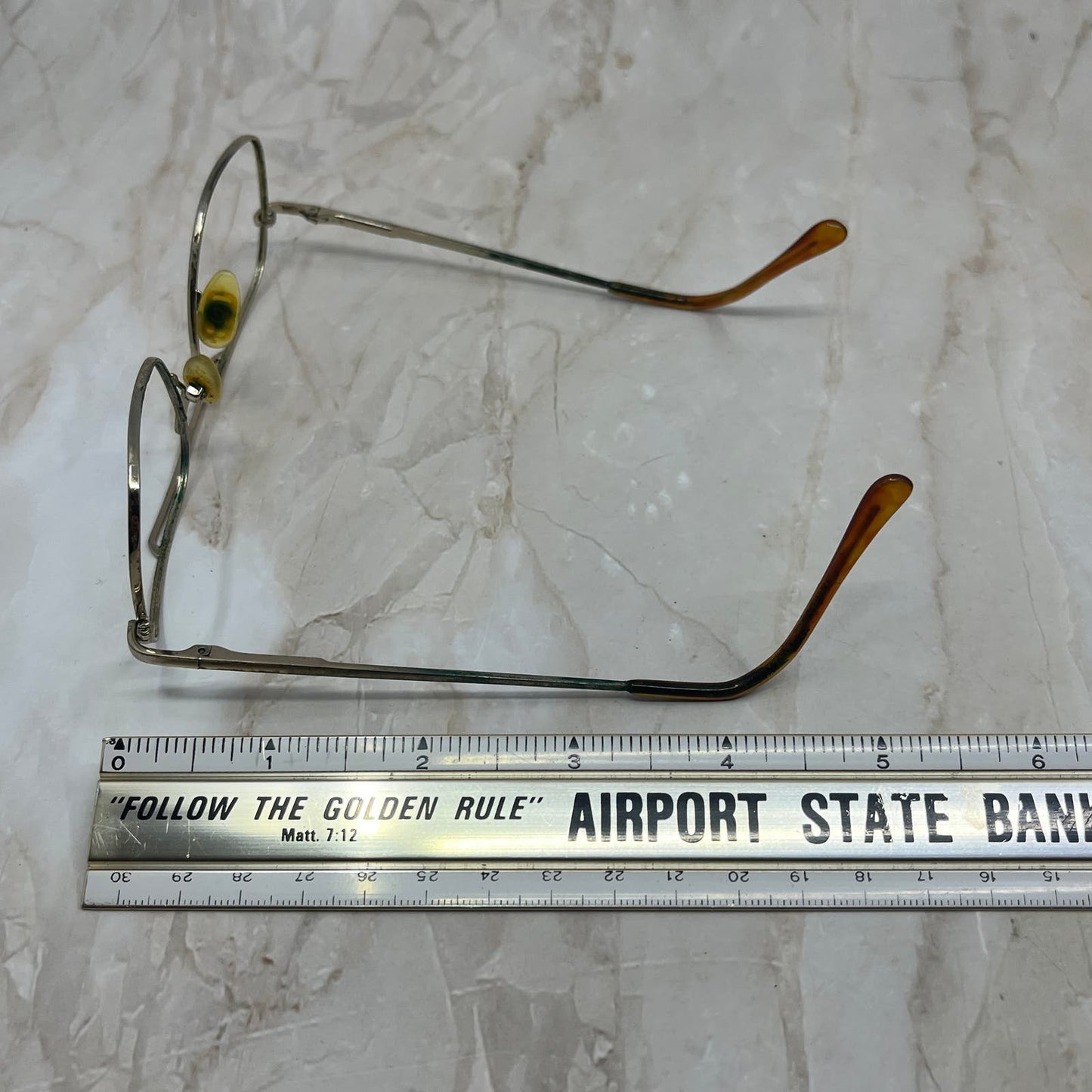 Retro Men’s Gold Tone Flex Aviator Sunglasses Eyeglasses Frames TD7-G3-1