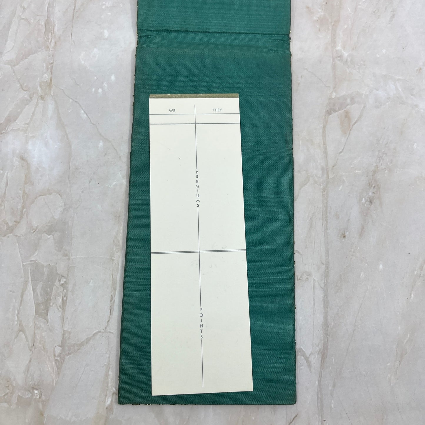 Vintage Woven Bridge Tally Card Holder H4-6